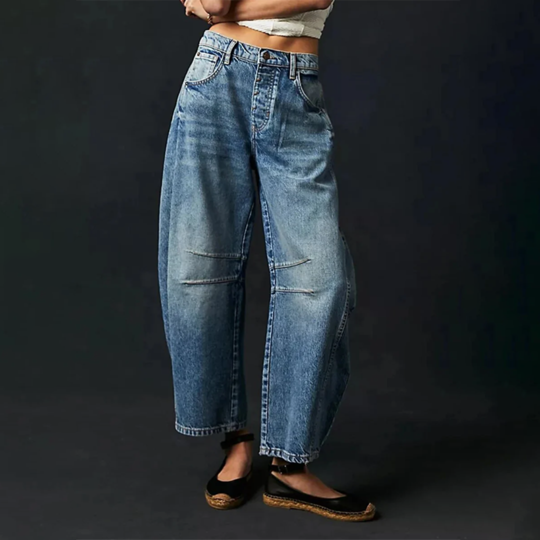 GRETA™ | Wide Leg Jeans