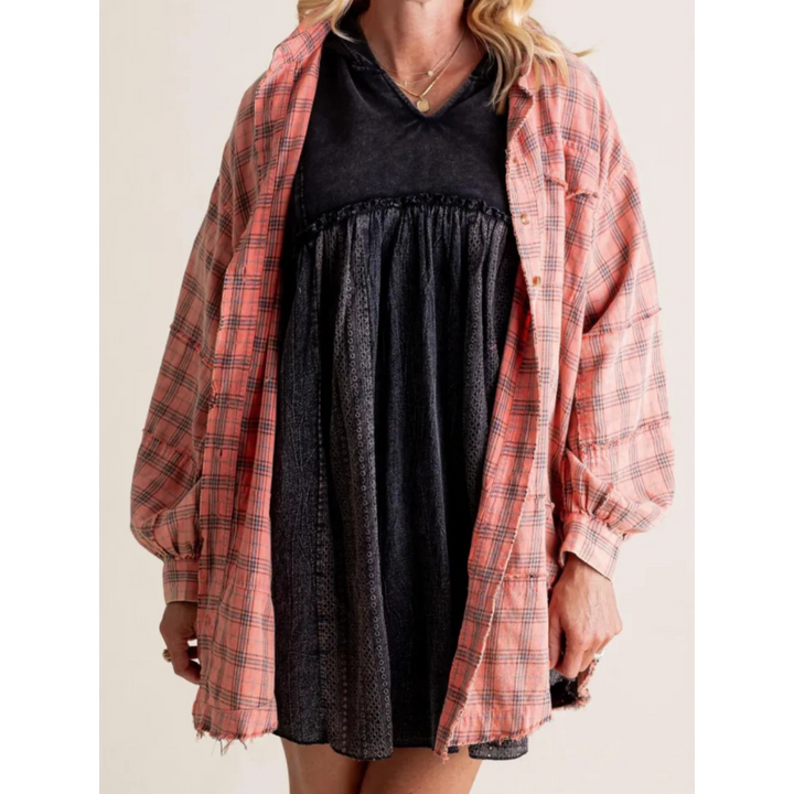 MATILDA™ - Sweet Stylish Checkered Flannel Top