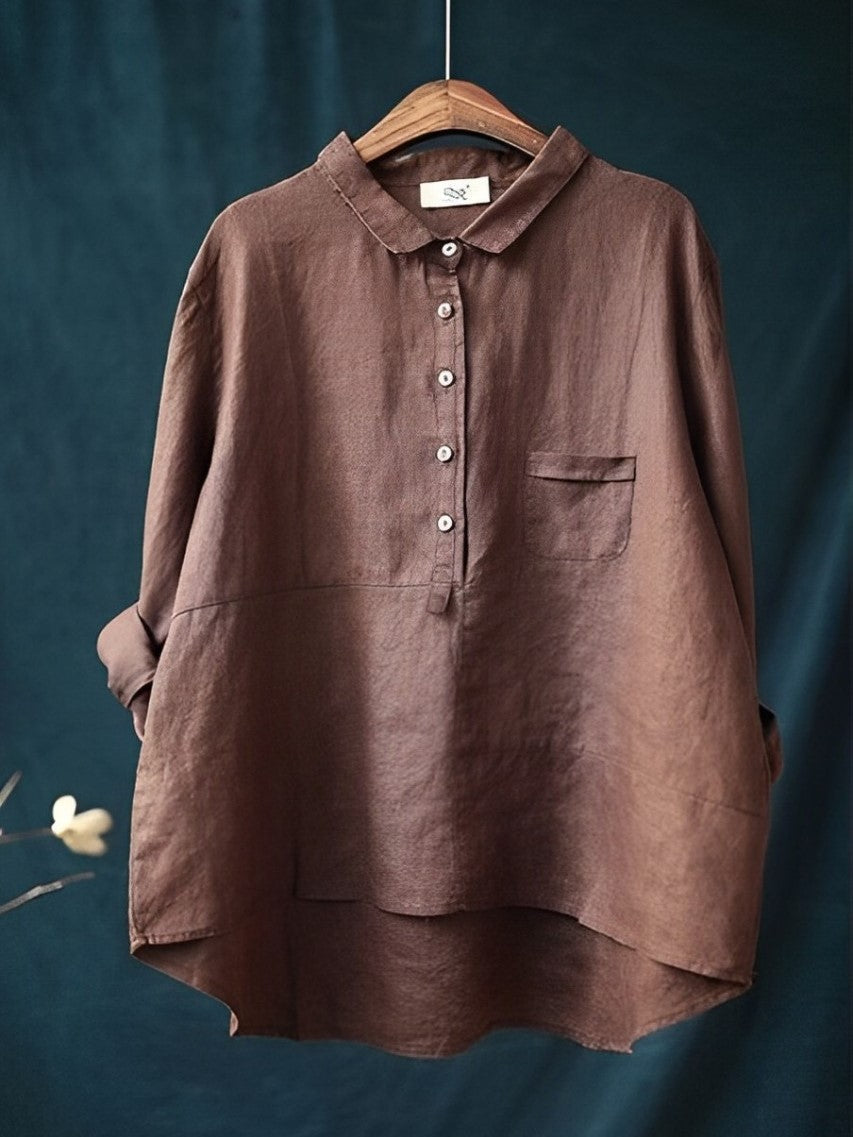 AMBER | Chic Long-Sleeve Shirt for Women