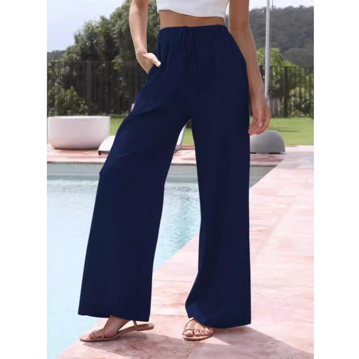 VIRENA™ – Relaxed Lightweight Wide Leg Summer Trousers