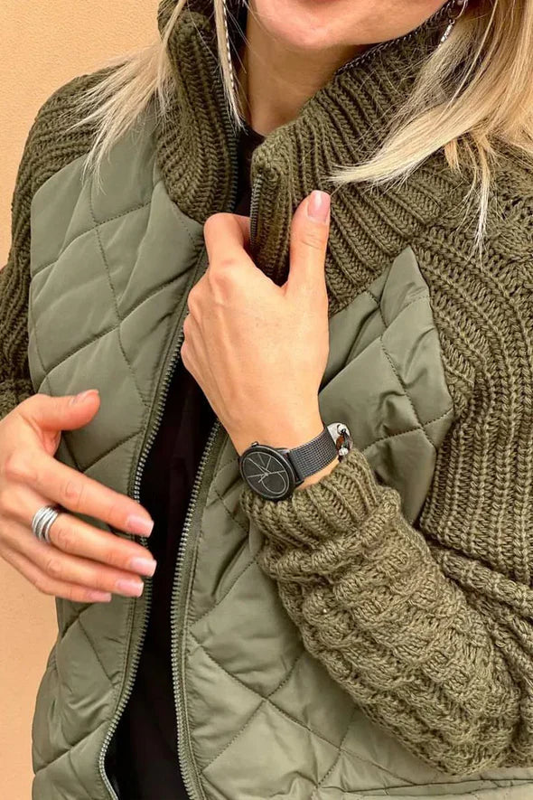 REINA™ - Quilted Knit Jacket