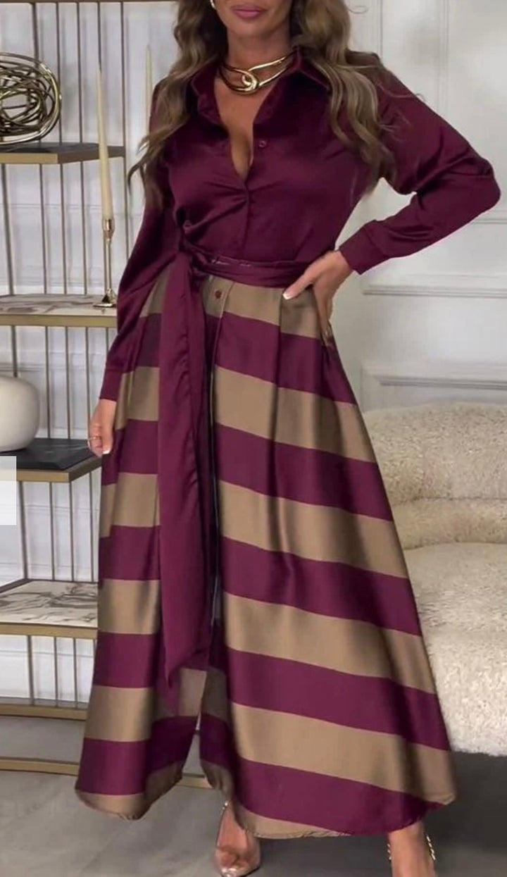 CALISTA™ - Satin Stripe Dress