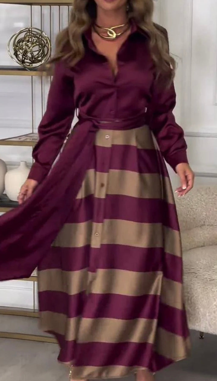 CALISTA™ - Satin Stripe Dress