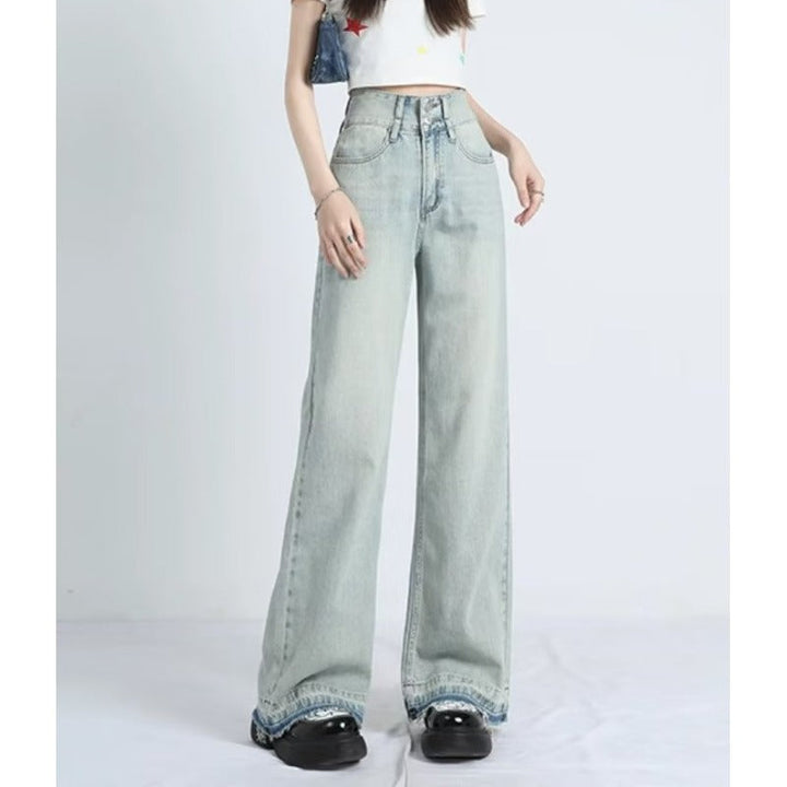 MAVINA™ – Summer Loose Fit Hem Jeans