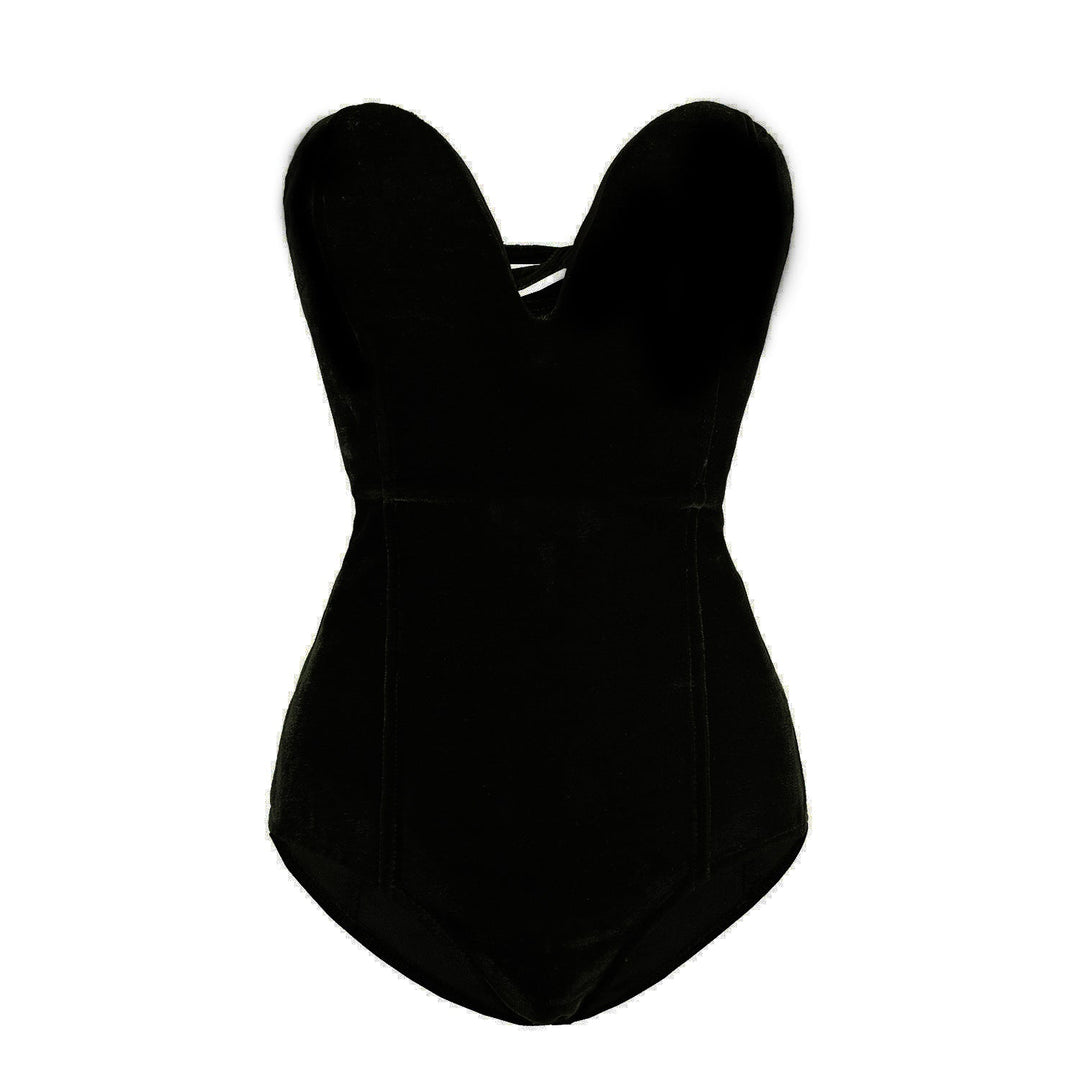 DONNA™ – Elegant Velvet Corset Bodysuit