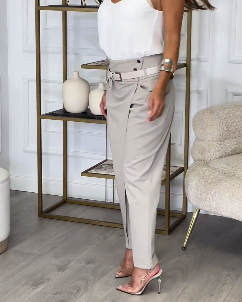 EMILIA™ - High-Waist Pants + Free Belt