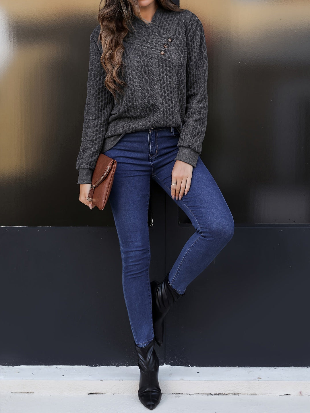 MARTINE™ - Cozy Asymmetrical Sweatshirt